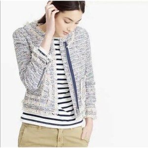 J. Crew Multicolor Tweed Blazer